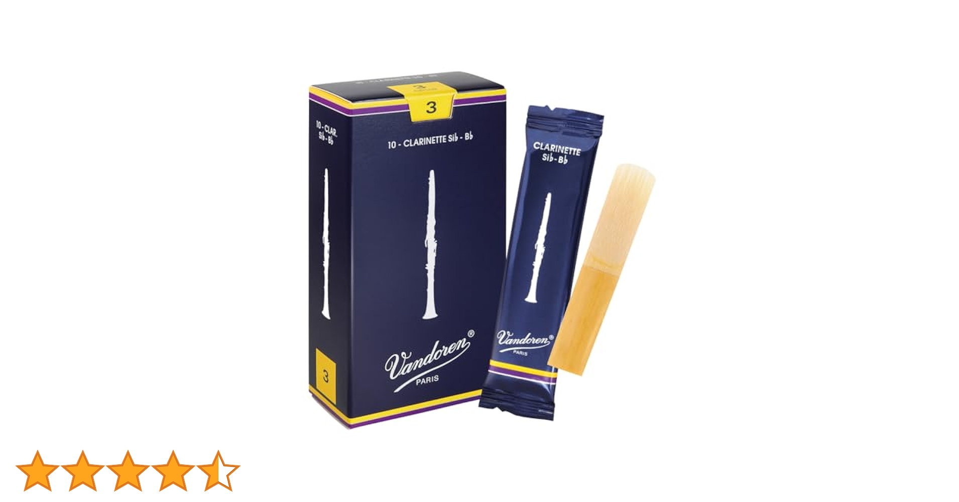 バンドーレン　Ｂ♭クラリネットリード3 2箱セット　未開封新品 Amazon | バンドーレン B♭クラリネットリード トラディショナル